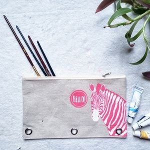 Zebra Makeup or Pencil case